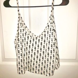 H&M loose crop top